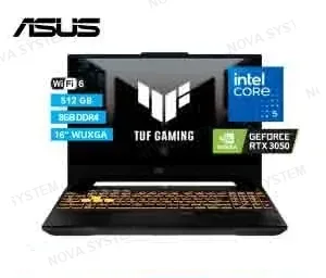 ASUS NB ASUS TUF FX607VJ-RL016 CORE I5 -210H 4.8GHZ, 8GB, 512GB, RTX3050, 16" WUXGA IPS