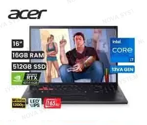 ACER NITRO LITE LAPTOP ACER NITRO LITE 16 NL16-71G-75KS INTEL CORE I7 13620H 16GB 512GB SSD 16” WUXGA (1920 X 1200) 165HZ IPS NVIDIA RTX 4050 6GB WIN 11