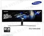 SAMSUNG MONITOR SAMSUNG LC49RG90SSLXPE, 49" QLED CURVO, (4K) 5120X1440, 120HZ, 4MS, QHD, HDMI / DISPLAYPORT / USB.