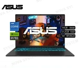 ASUS LAPTOP GAMER ASUS V16 V3607VU-RP036W CORE I7- 240H 16GB DDR5 512GB RTX 4050 6GB 16 WUXGA 144HZ WINDOWS 11