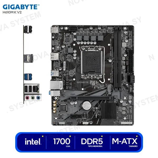 GIGABYTE MAINBOARD GIGABYTE MOD H610M K V2 V/S/R -DDR5 (12GN-13-14GN)
