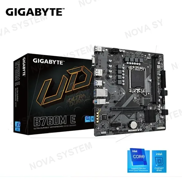 GIGABYTE MAINBOARD GIGABYTE MOD B760M E DDR5 X 2 RANURAS LGA 1700 ( 12Y 13GN) X 12MG