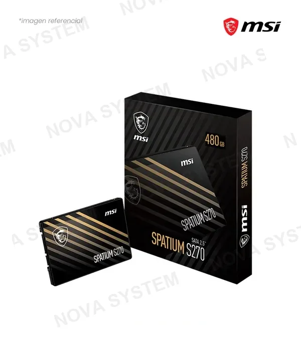 MSI DISCO DURO SOLIDO 480GB MSI SPATIUM S270 SATA 2.5