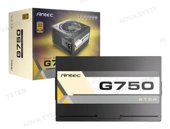 ANTEC PSU, ANTEC ATOM, G750W 80 + GOLD Semi Modular, Certificada