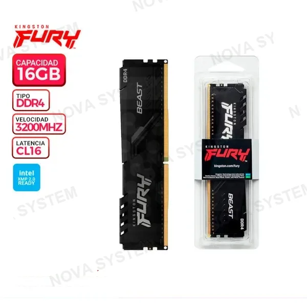 KINGSTON Ekim [enc | Kes |B ommacon mesons iingston — DDR4 SO-DIMM laptop KINGSTON FURY Impact - difusor térmico. para 7 @ ly SO-DIMM 16GB DDR4 3200 KINGSTON