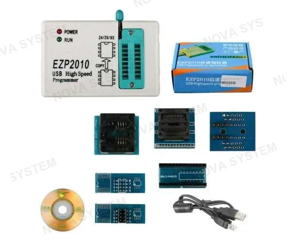 GENERICO/UNIVERSAL EZP2010 más 6 adaptadores Programador USB SPI de alta velocidad con BIOS EZP 2010 25T80