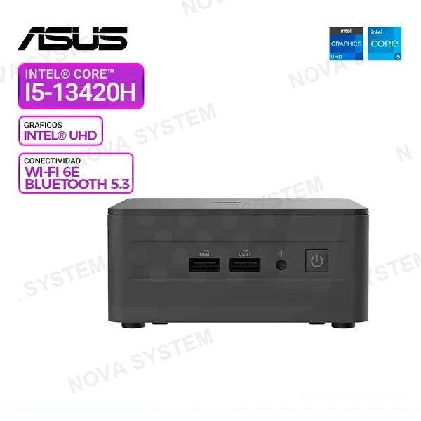 ASUS MINI PC ASUS NUC 13 PRO NUC13ANH, Intel Core i5-13420H, DDR4, M.2 NVMe / SATA 2.5"