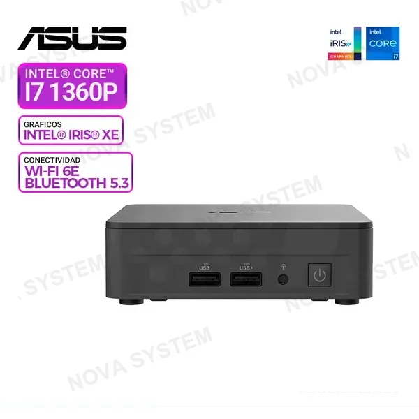 ASUS MINI PC ASUS NUC 13 PRO NUC13ANH, Intel Core i7-1360P