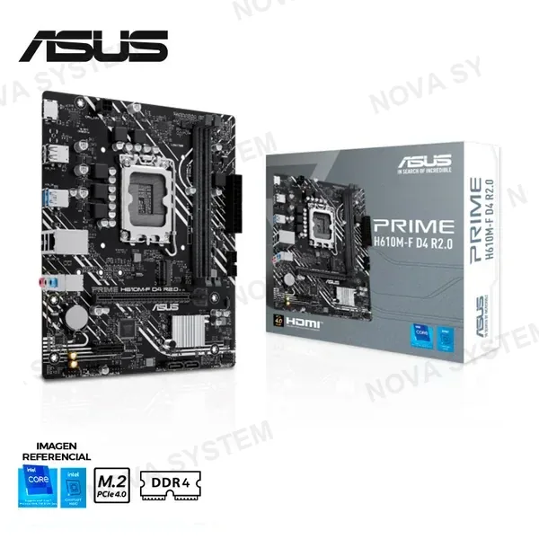ASUS MAINBOARD ASUS PRIME H610M-F D4 R2.0, LGA 1700
