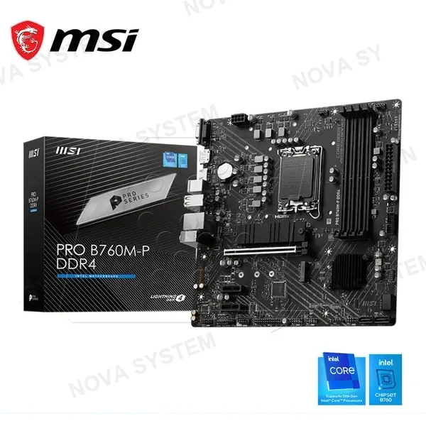 MSI MAINBOARD MSI PRO B760M-P DDR4, LGA 1700
