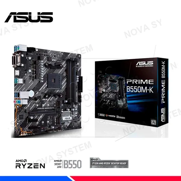 ASUS MAINBOARD ASUS PRIME B550M-K, AM4, AMD