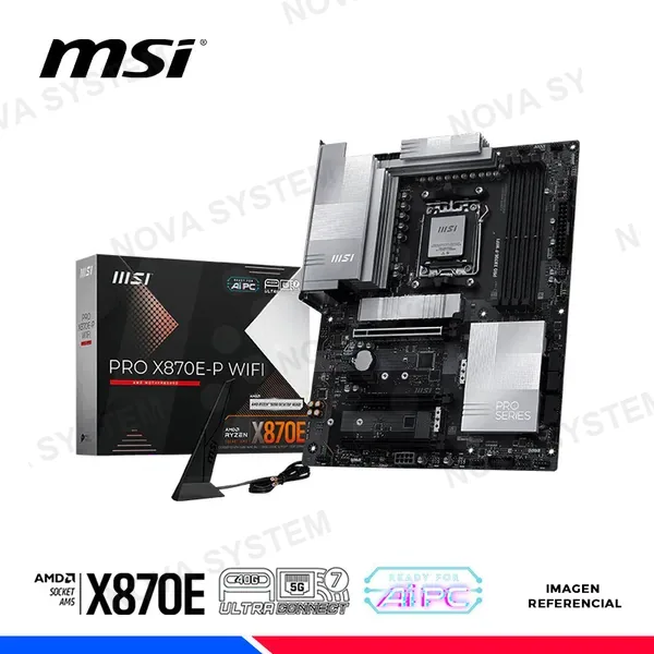 MSI MAINBOARD MSI PRO X870E-P WIFI, DDR5, AM5, AMD