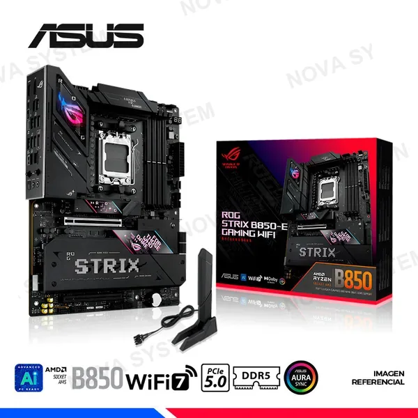 ASUS MAINBOARD ASUS ROG STRIX B850-E GAMING WIFI, DDR5, AM5, AMD