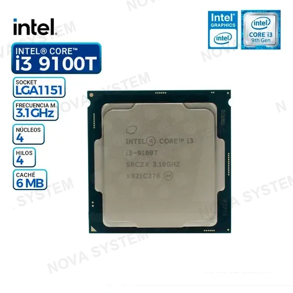 INTEL PROCESADOR INTEL CORE I3-9100T, OEM