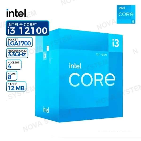 INTEL PROCESADOR INTEL CORE i3-12100