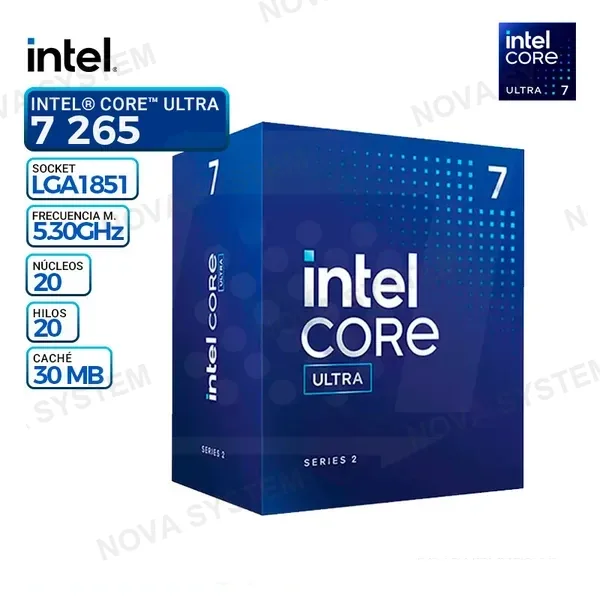 INTEL PROCESADOR INTEL CORE ULTRA 7 265, Cache
