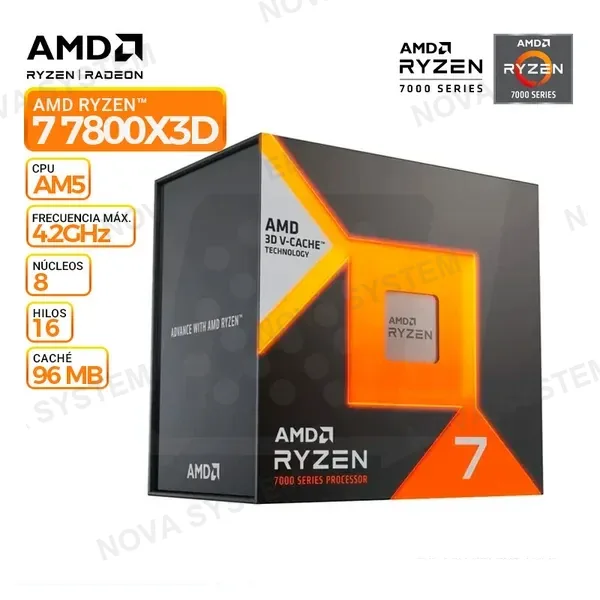 AMD PROCESADOR AMD RYZEN 7 7800X3D