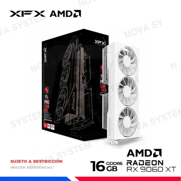 XFX VGA XFX SWIFT AMD RADEON RX 9060 XT OC WHITE 16GB GDDR6