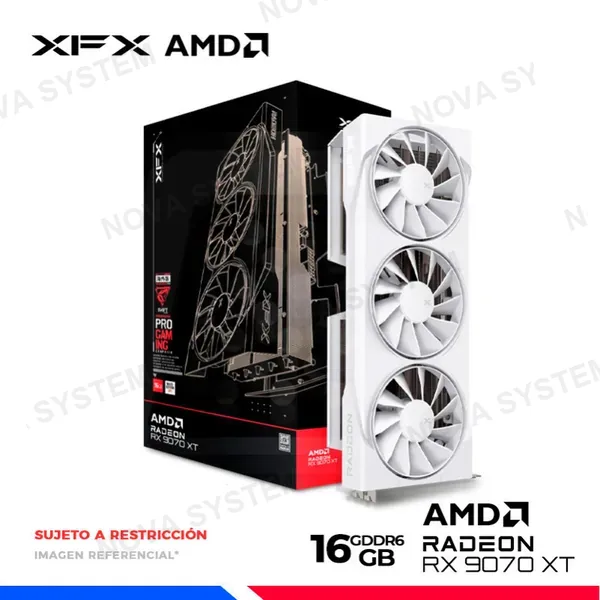 XFX VGA XFX SWIFT RADEON RX 9070 XT WHITE 16GB GDDR6