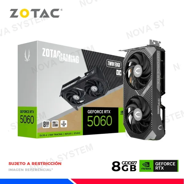 ZOTAC VGA ZOTAC GAMING GEFORCE RTX 5060 8GB GDDR7 TWIN EDGE OC