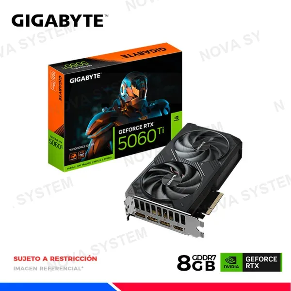 GIGABYTE VGA GIGABYTE GEFORCE RTX 5060 Ti WINDFORCE OC 8GB GDDR7