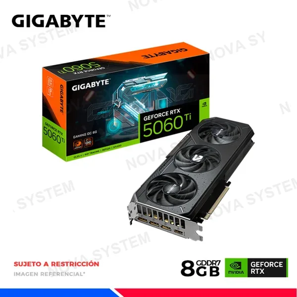 GIGABYTE VGA GIGABYTE GEFORCE RTX 5060 Ti GAMING OC 8GB GDDR7