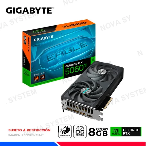 GIGABYTE VGA GIGABYTE GEFORCE RTX 5060 Ti EAGLE OC 8GB GDDR7