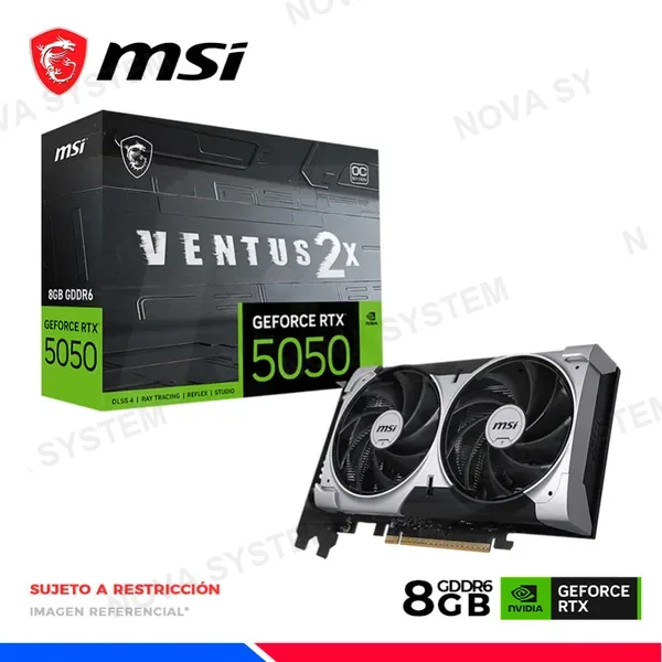 MSI VGA MSI GEFORCE RTX 5050 8GB VENTUS 2X OC GDDR6