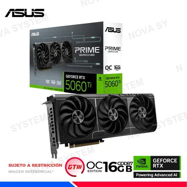 ASUS VGA ASUS PRIME GEFORCE RTX 5060 Ti 16GB GDDR7 OC Edition