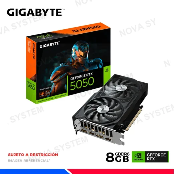 GIGABYTE VGA GIGABYTE GEFORCE RTX 5050 WINDFORCE OC V2 8GB GDDR6