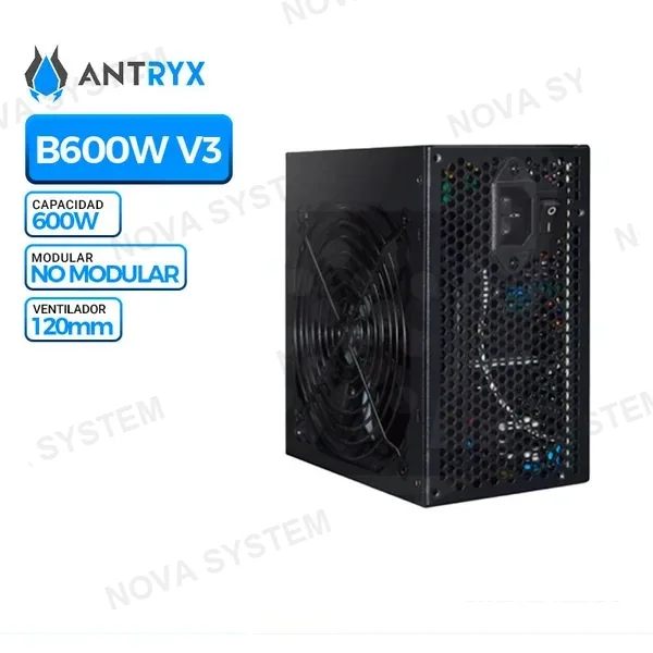 ANTRYX FUENTE DE PODER ANTRYX B600W V3, 2.3 BOX