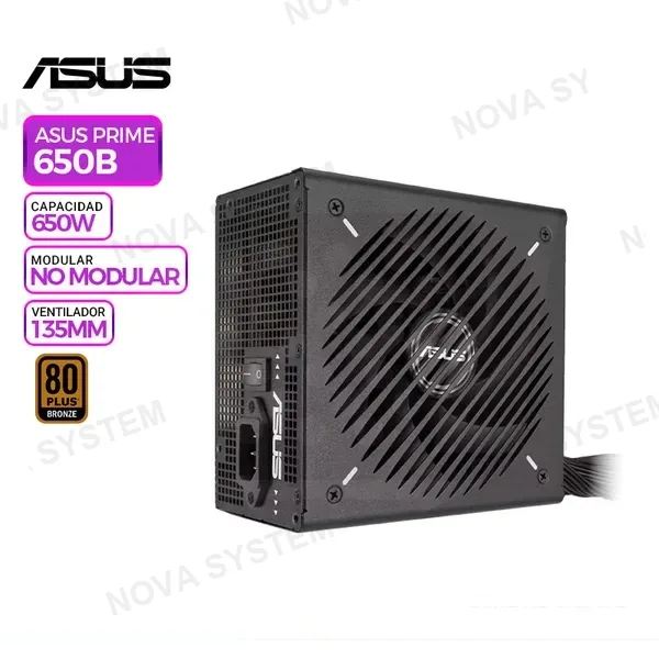 ASUS FUENTE DE PODER ASUS PRIME 650B BLACK, 80 PLUS BRONZE, 650W