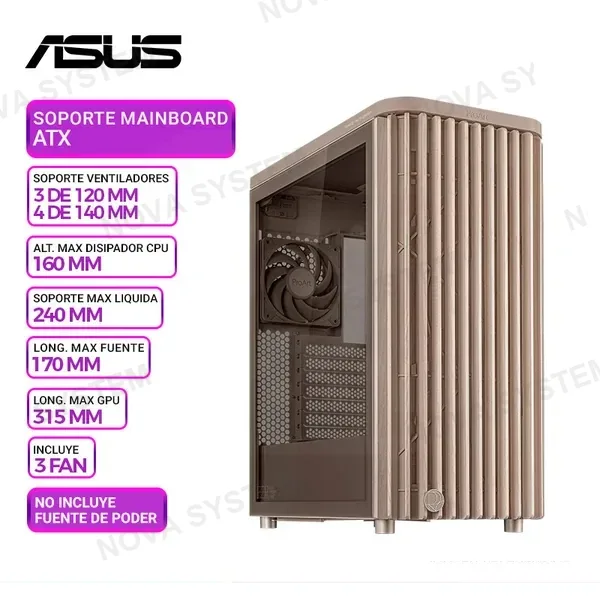 ASUS CASE ASUS ProArt PA401 Wood Edition Beige, V/TEMPLADO