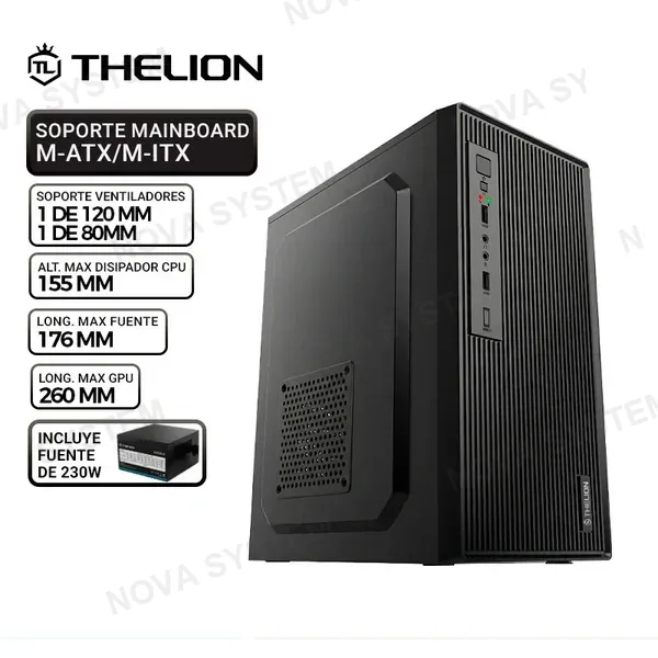THELION CASE THELION STRUCTOR ST6630, FUENTE 230W