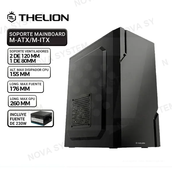 THELION CASE THELION STRUCTOR ST6628, FUENTE 230W