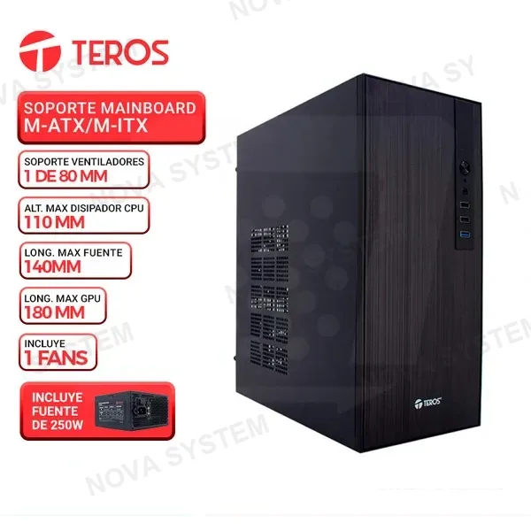 TEROS CASE TEROS TE-1034S, F/250W