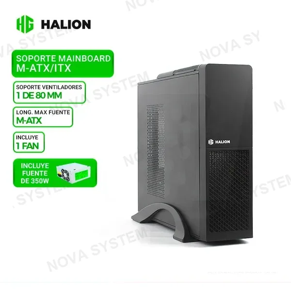 HALION CASE SLIM HALION SUPRA MICRO ATX S613, F/350W