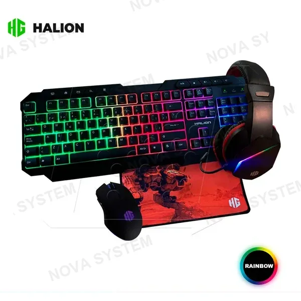 HALION COMBO GAMER HALION 4 EN 1 MERCURY HA-404C