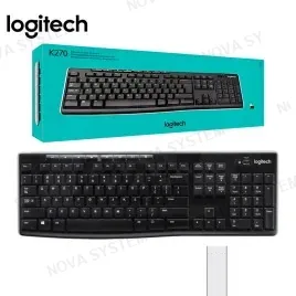 LOGITECH TECLADO INALAMBRICO LOGITECH K270, RECEPTOR UNIFYING, BLACK
