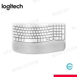LOGITECH TECLADO LOGITECH ERGO WAVE KEYS, ERGONOMICO, INALAMBRICO BOLT/BT, WHITE