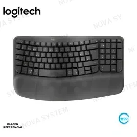 LOGITECH TECLADO LOGITECH ERGO WAVE KEYS, ERGONOMICO, INALAMBRICO BOLT/BT, GRAPHITE