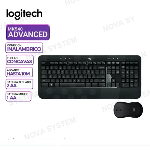 LOGITECH KIT TECLADO Y MOUSE LOGITECH INALAMBRICO MK540 ADVANCED