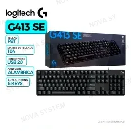 LOGITECH TECLADO MECANICO LOGITECH G413 SE BLACKLIGHT