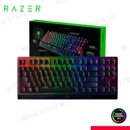 RAZER TECLADO MECANICO RAZER BLACKWIDOW V3 TENKEYLESS, SWITCH YELLOW US CHROMA BLACK RGB