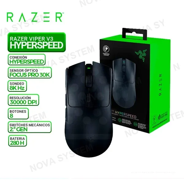 RAZER MOUSE RAZER VIPER V3 HYPERSPEED, INALAMBRICO