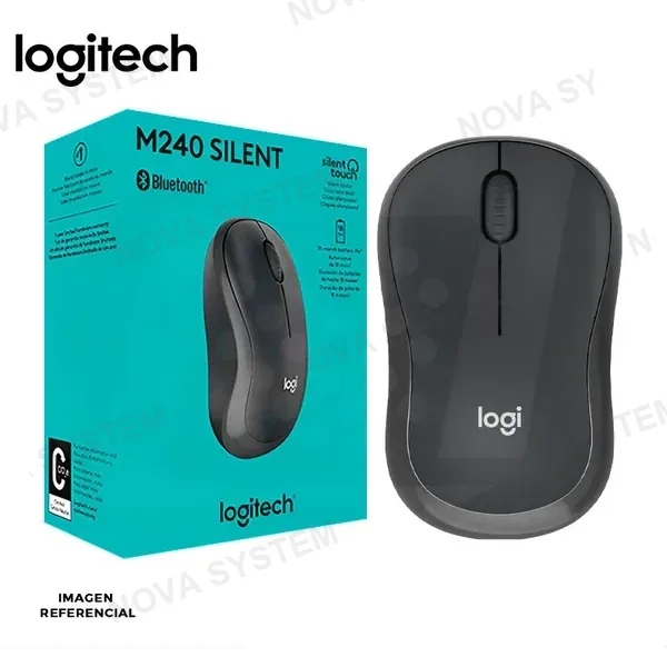 LOGITECH MOUSE LOGITECH M240 SILENT BT BLACK