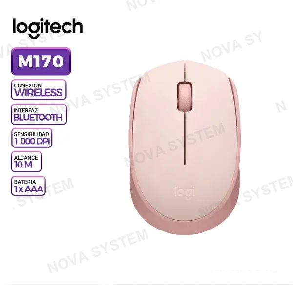 LOGITECH MOUSE LOGITECH M170 WIRELESS ROSE