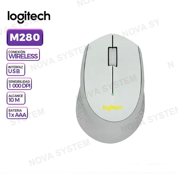 LOGITECH MOUSE LOGITECH M280 WIRELESS GRAY
