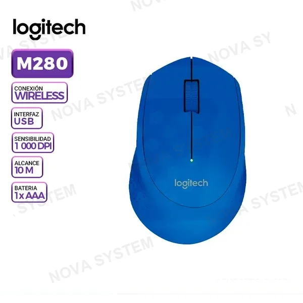 LOGITECH MOUSE LOGITECH M280 WIRELESS BLUE
