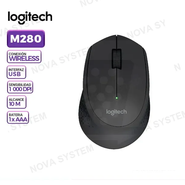 LOGITECH MOUSE LOGITECH M280 WIRELESS BLACK